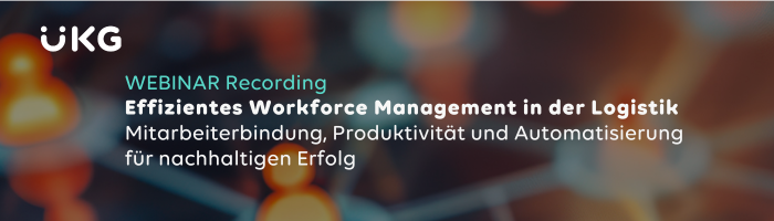 [WEBINAR RECORDING] Effizientes Workforce Management in der Logistik